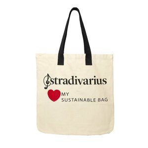 STRADIVARIUS LARGE SUSTAINABLE TOTE NEW TAGS